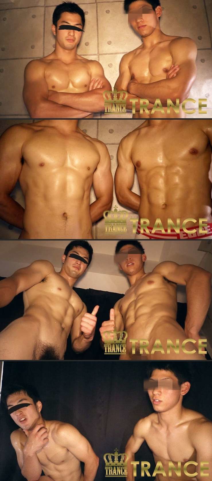 2 muscle guys with blindfold are enjoying sex! (TM-GN041)