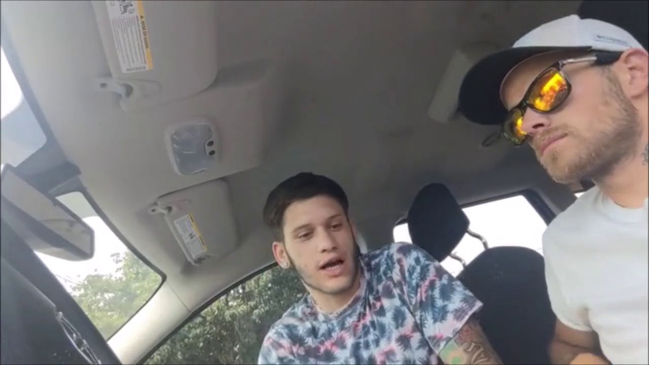 Hot surfer guy car blowjob