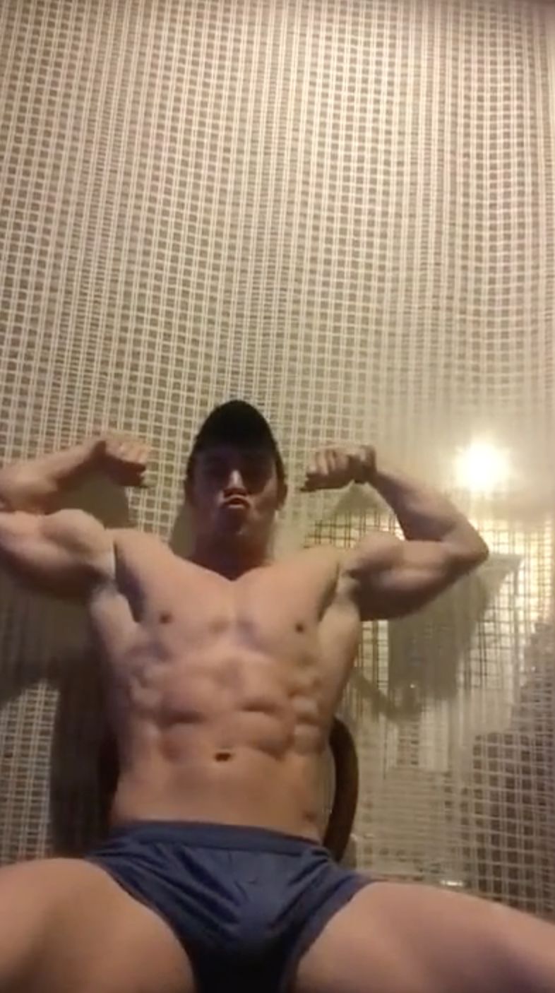 Pumping Muscle Tim K Solo Jack Off
