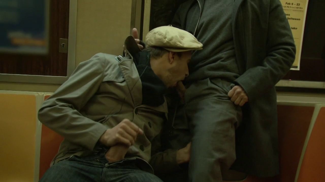 Rafael Alencar and Ben Andrews on the Subway