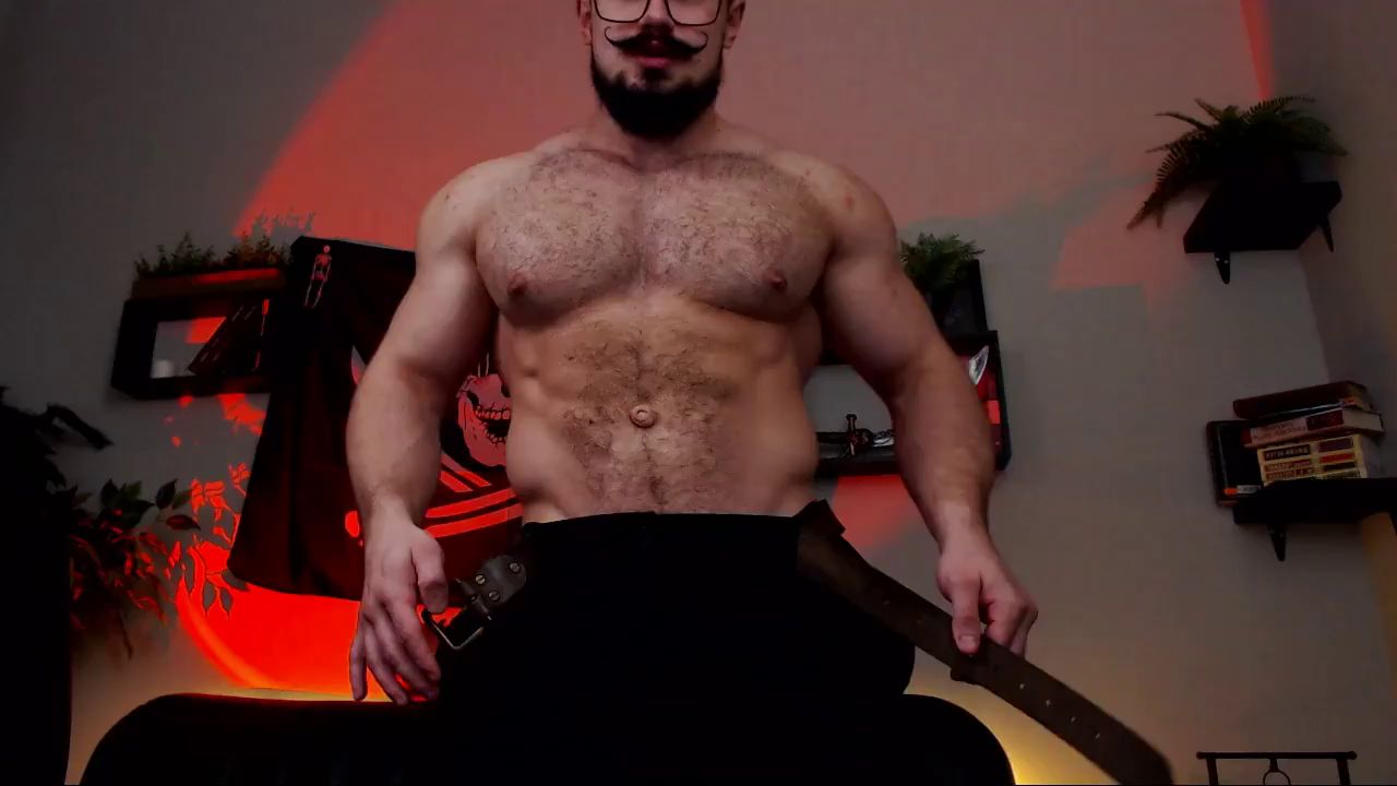 Kurt Stone from Chaturbate - Massive muscles and ass - Cam show 2021-10-24