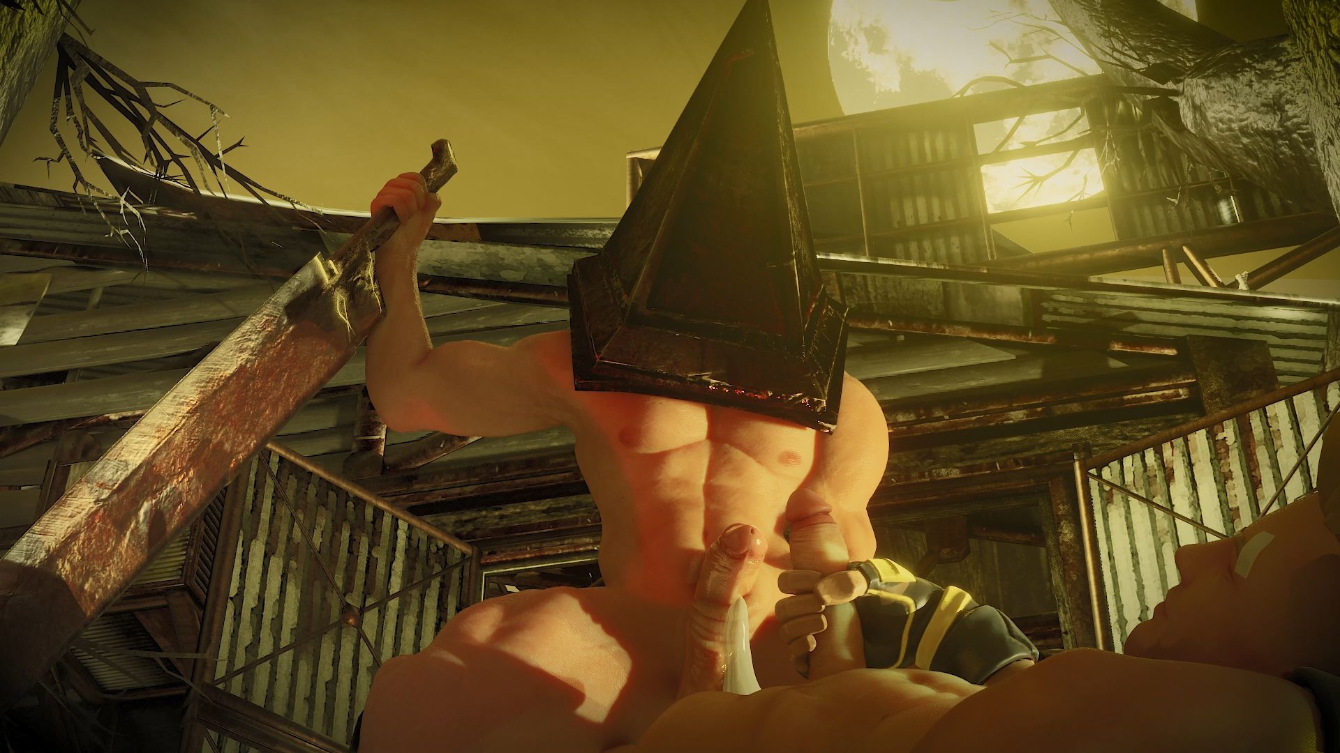 Pyramid head gay porn