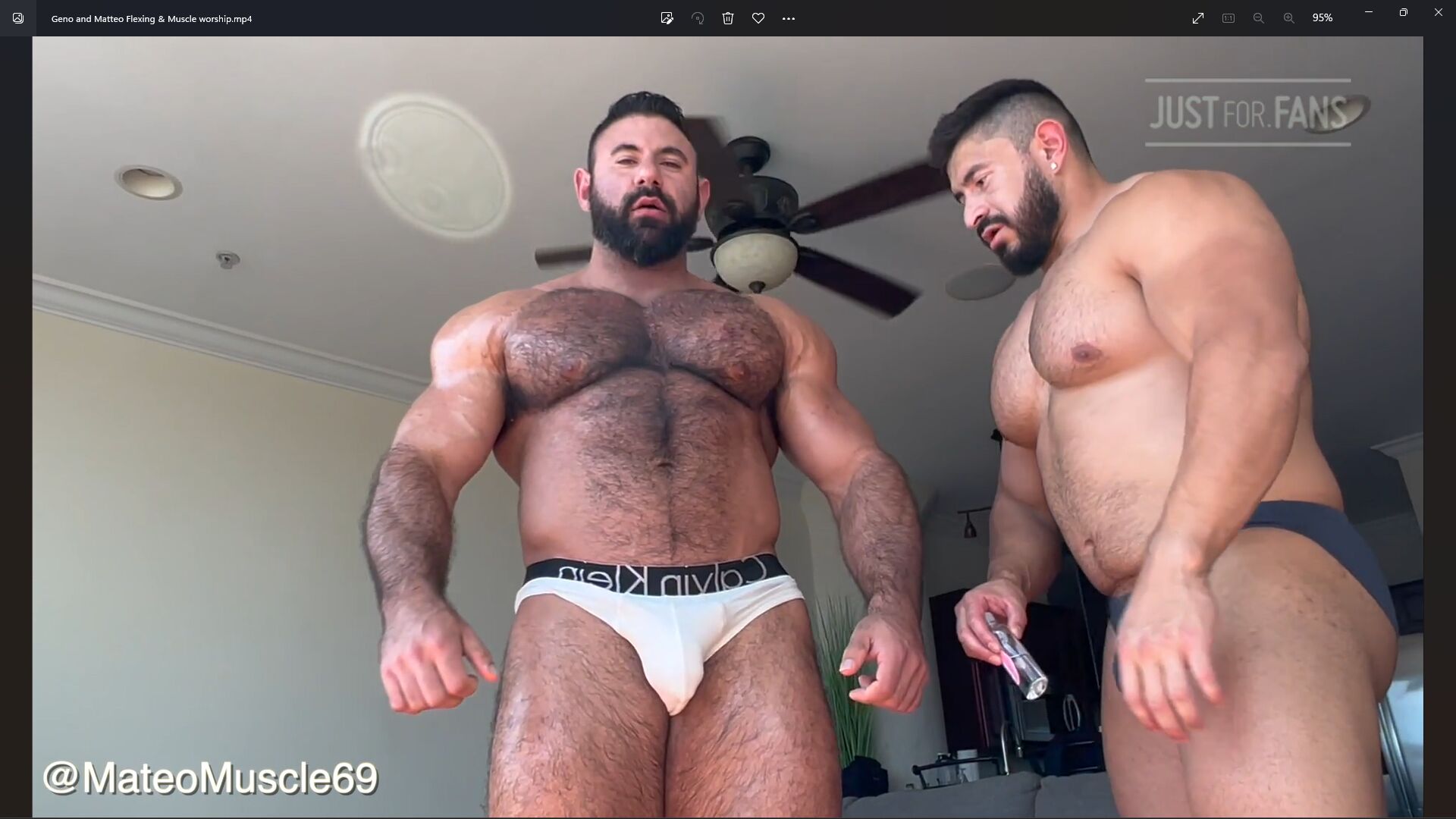 Geno and Matteo Flexing & Muscle worship